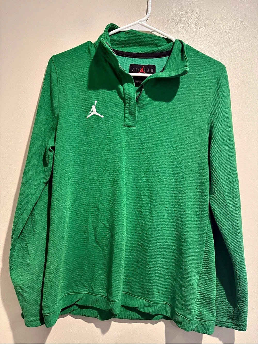 Jordan Sport Women’s Dri-FIT 1/4-Zip Golf Top Green Medium